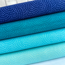 Dashwood, OCEAN MIST Blender 4 piece Fat Quarter Bundle  100% Premium Cotton Fabric