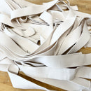 REMNANT BUNDLE 38mm IVORY Cotton Webbing - 28 pieces of various lengths