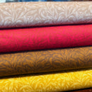 Autumn Walk Willow Bough 4 Piece Fat Quarter 100% Cotton Fabric Bundle