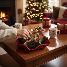 Project Pack - Christmas Compartment Bowl (For Stitchi Club Members) *Does Not Include Video Tutorial*