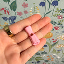Pink Cord Ends 8mm SOLD PER 2