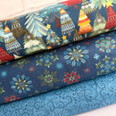 3 Piece HALF METRE Bundle Nordic Holiday Village