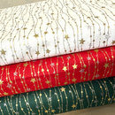 Trailing Star 3 Piece Fat quarter Bundle 100% Cotton Fabrics