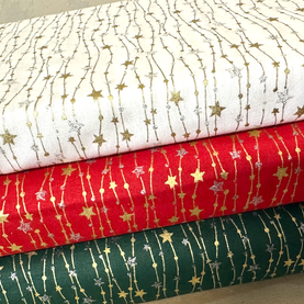 Trailing Star 3 Piece HALF METRE Bundle 100% Cotton Fabrics
