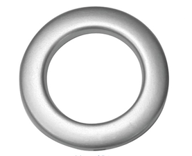 Silver 40mm Plastic Grommet - Click In Place No Tool Needed *Used In Our Dog Walkers Bag Project*