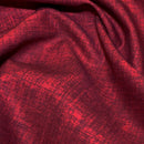 FAULTY PRE CUT 1/2 METRE PIECE Cardinal Linen Texture 100% Cotton Fabric