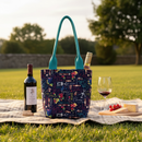 Corks & Grapes Double Wine Bottle Bag Project Pack (For Stitchi Club Members) *Does Not Include Video Tutorial*