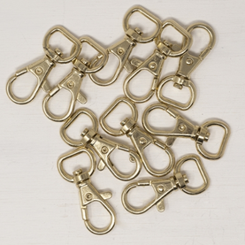 Gold Lobster Claw Approx 40mm x 13mm - Sold individually