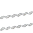 LAST CHANCE 2.5m piece x 13mm (approx) wide Decorative Silver RIC RAC