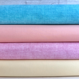 Pastel Spring Themed 4 piece Fat Quarter Bundle  100% Cotton Fabric