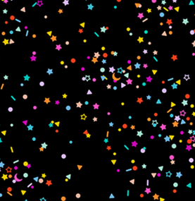 Confetti Dusk By Figo Themed Premium Cotton Sold Per 1/2 Metre