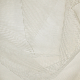 White Dress Net 100% Nylon Sold Per 1/2 Metre