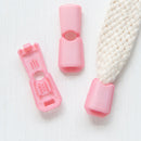 Pink Cord Ends 4mm Sold per 2
