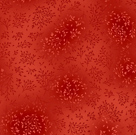 Red Bloom & Blend 100% Premium Cotton Fabric Sold Per 1/2 Metre 112cm Wide