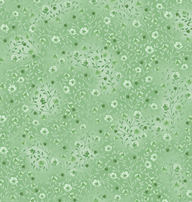 Seafoam Green Bloom & Blend 100% Premium Cotton Fabric Sold Per 1/2 Metre 112cm Wide