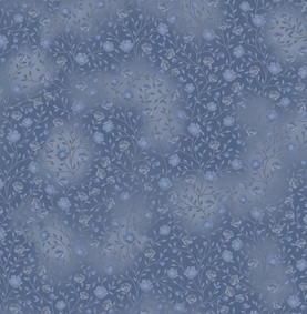 Indigo Bloom & Blend 100% Premium Cotton Fabric Sold Per 1/2 Metre 112cm Wide