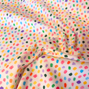 Rainbow Splodge 100% Cotton Poplin Fabric Sold Per 1/2 Metre 112cm Wide