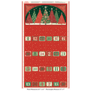 Adorn Christmas Advent Fabric Panel 100% Premium Cotton Fabric 24" x 44"