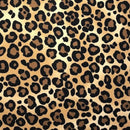 Cheetah 100% Cotton Poplin Sold Per 1/2 Metre, 112cm Wide