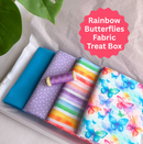 Rainbow Butterflies 4 Piece FQ Bundle Plus Thread Treat Box