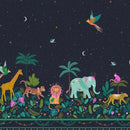 Metallic Jungle Luxe 100% Premium Cotton Fabric by Dashwood, sold per Panel 23 inches x 44 inches wide
