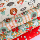 Holly & Hounds Christmas Dogs Fat Quarter Bundle 100% Premium Cotton Fabrics