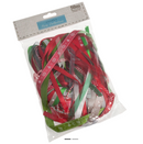 Trimits Festive Ribbons: Mixed Bag Christmas 50m (25 x 2m cut lengths)