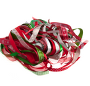 Trimits Festive Ribbons: Mixed Bag Christmas 50m (25 x 2m cut lengths)