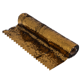 PRE-ORDER Fabric Roll: Trimits Flip Sequin: 2m x 28cm: Gold