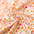 Mindy Digital Needlecord Leaves - Sold Per 1/2 Metre 112cm Wide