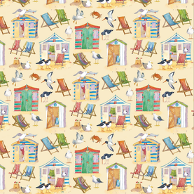 Emma Ball Woolly Friends holidays 100% premium cotton fabric sold per 1/2 metre 112 cm (44 inches) wide