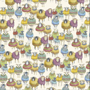 Emma Ball Woolly Friends Sheep 100% premium cotton fabric sold per 1/2 metre 112 cm (44 inches) wide