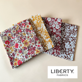 4 Piece Liberty Emily Annabelle FAT QUARTER Bundle 100% Premium Cotton Fabrics