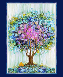 Tree of Life Quilting Panel by Sylvie Demers 36" Premium Cotton Fabric