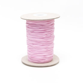 Pink Round Elastic 1mm Wide Sold Per Metre