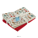 Gingerbread 5 Piece Fat quarter Bundle 100% Cotton Fabrics