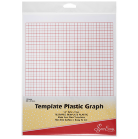 Template Graph Plastic - Non-Slip, Easy To Cut 2 Pack