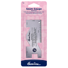 Aluminium Hemline Seam Gauge