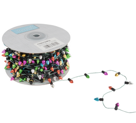 Trimits Christmas Lights Trim 12mm Multi-Coloured Sold Per Metre
