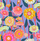 Skyfire Floral 100% Premium Cotton Fabric | Jumpstart By Anna Maria - sold per 1/2 metre