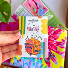 'Handmade' Sewing Labels by Little Rosy Cheeks
