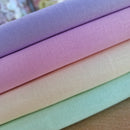 Pastels, Sugared Almonds Themed 4 piece FAT QUARTER BUNDLE  100 % cotton fabric