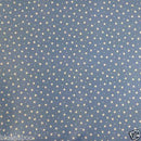 Dusty Blue tiny star cotton poplin fabric