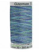 Gütermann Sulky Varigated Creativ Cotton 30 Thread 300m Spool - Choice of Colours